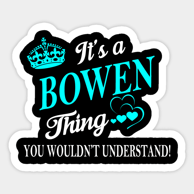 BOWEN Sticker by Esssy